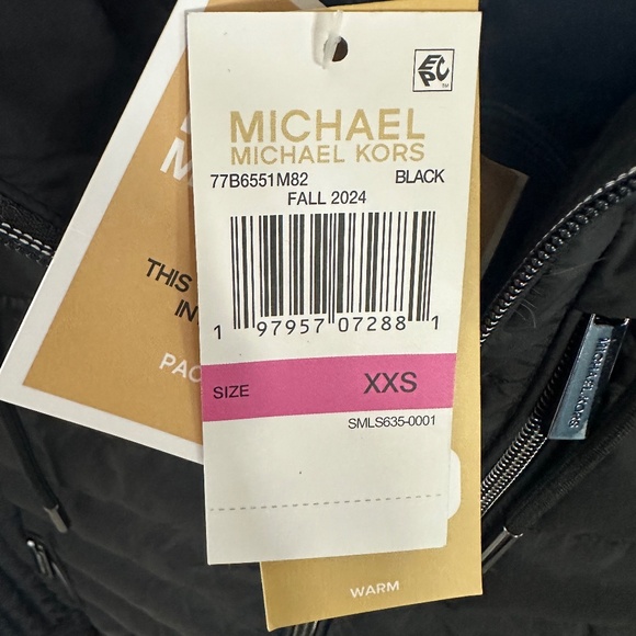 Michael Kors Hooded Puffer Jacket - Picture 8 of 9